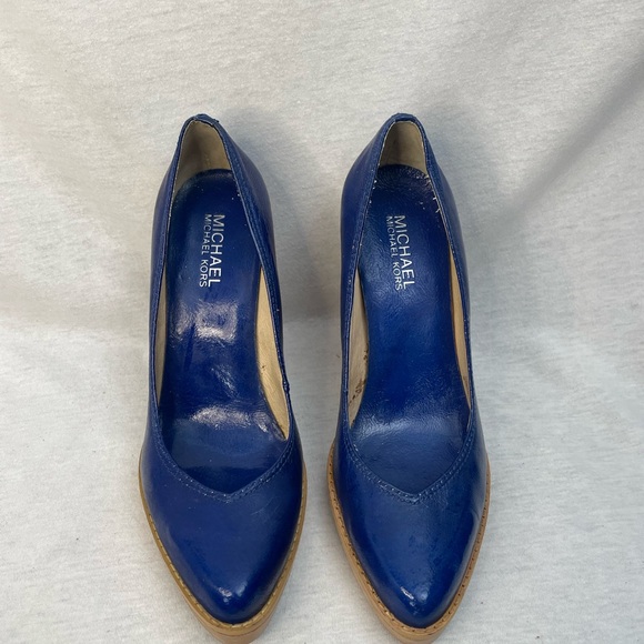 Michael Kors royal blue, platform heel size 7 - Picture 2 of 6